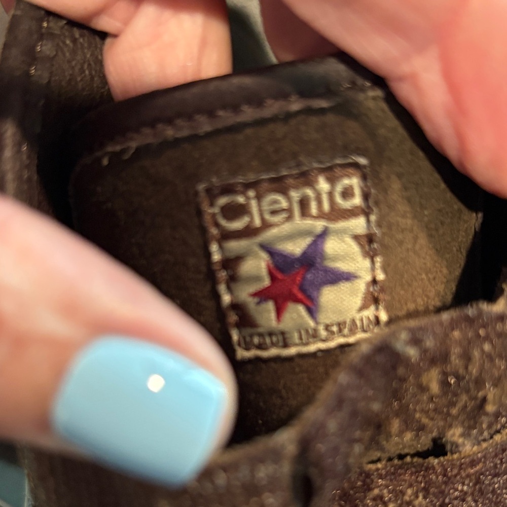 Cienta Brown Suede Kids Boot Sneakers - Picture 8 of 11
